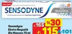SENSODYNE EKSTRA BEYAZLIK DİŞ MACUNU 75 ML indirimli fiyat SENSODYNE EKSTRA BEYAZLIK DİŞ MACUNU 75 ML fiyat ve kampanya bilgisi